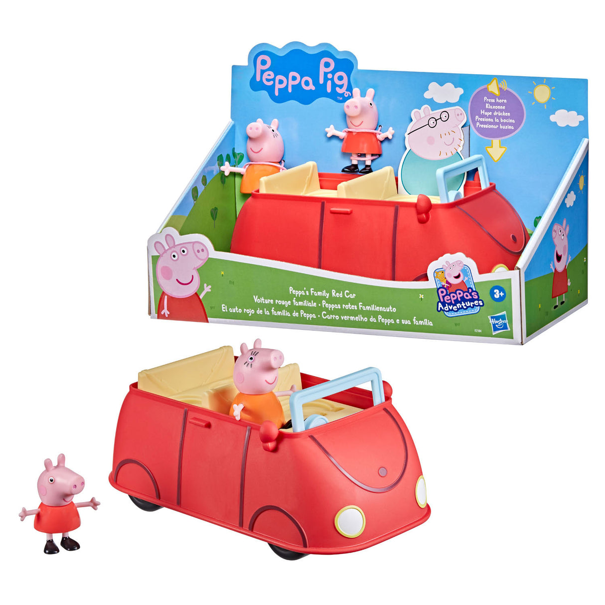 Hasbro peppa prašič rdeč avtomobil