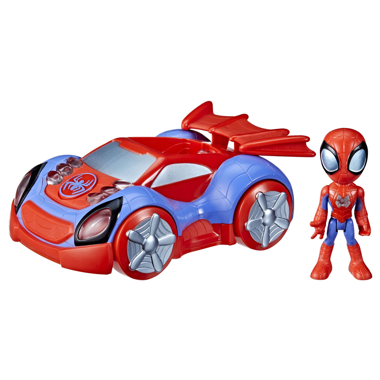 Hasbro Spidey og hans fantastiske venner Glow Tech Web-Crawler og Spidey Action Figur