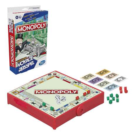 Hasbro gaming monopoly reisspel - belgische editie - gezelschapsspel