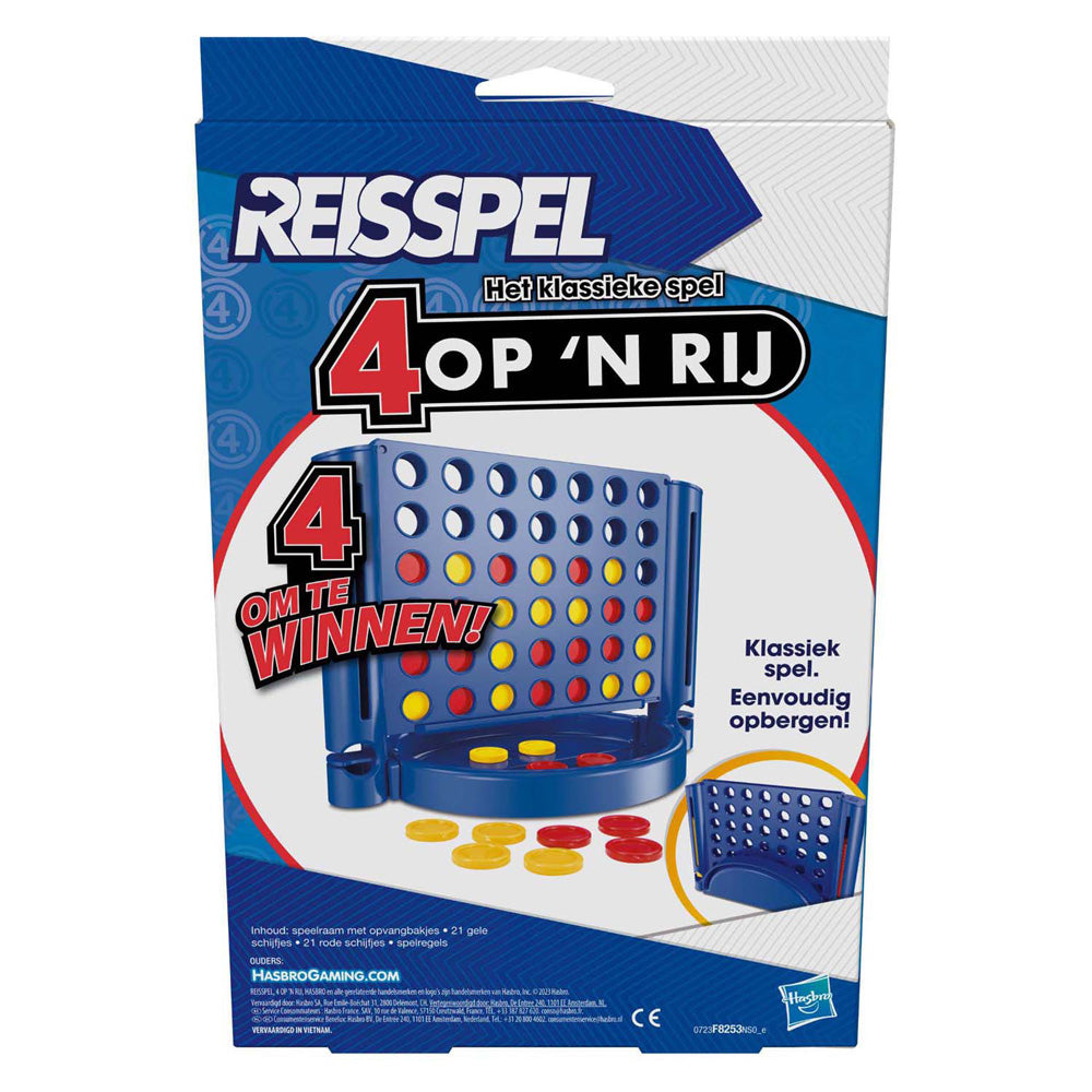 Hasbro gaming vier op 'n rij - reisspel -