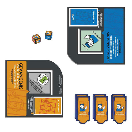 Hasbro monopoly naar de gevangenis - uitbreiding voor monopoly - gezelschapsspel