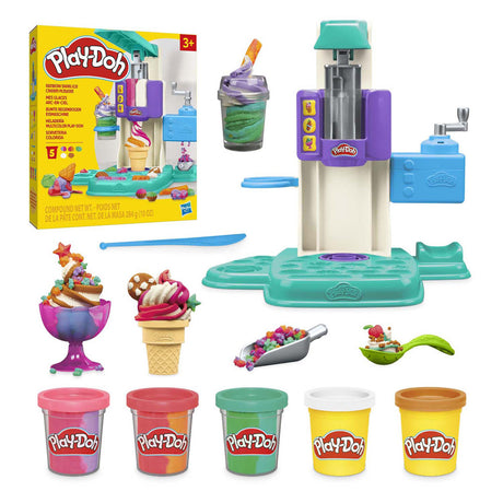 Play-doh regenboog softijs speelset - 5 kleipotjes