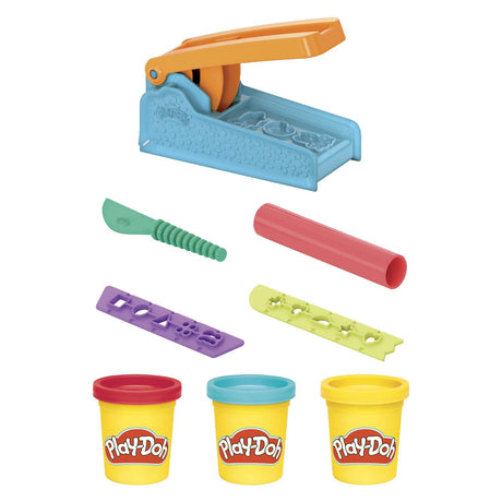 Play-doh fun factory start set speelset - boetseerklei - inclusief 3 potjes - knutselen voor kinderen