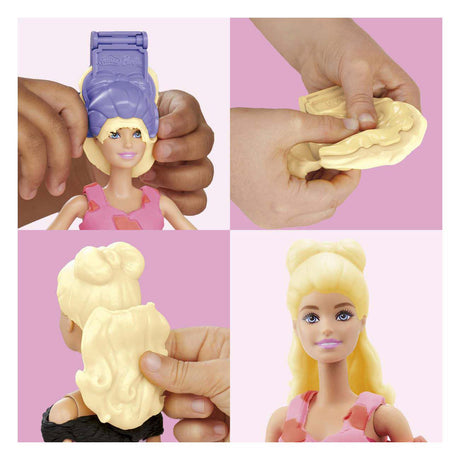 Play-doh barbie designer fashion show - 6 kleipotjes
