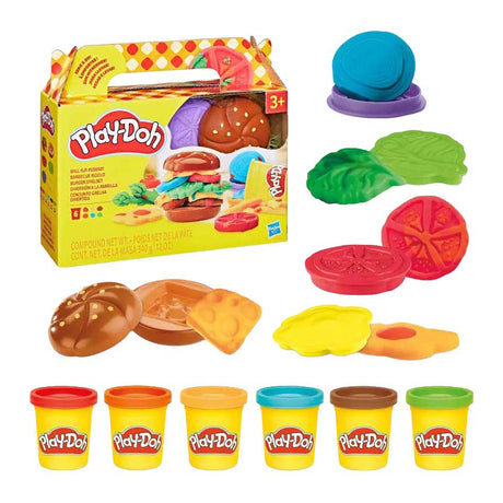 Play-doh grillplezier-speelset, speelkeuken, speelgoed voor kinderen van 3+