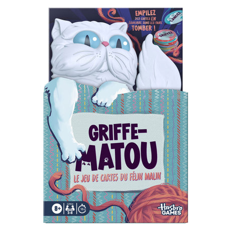 Hasbro gaming – griffe-matou – kaartspel – 8+ – 3-8 spelers