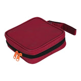 Zolux bvk 2in1 opvouwbare voerbak en drinkbak rood