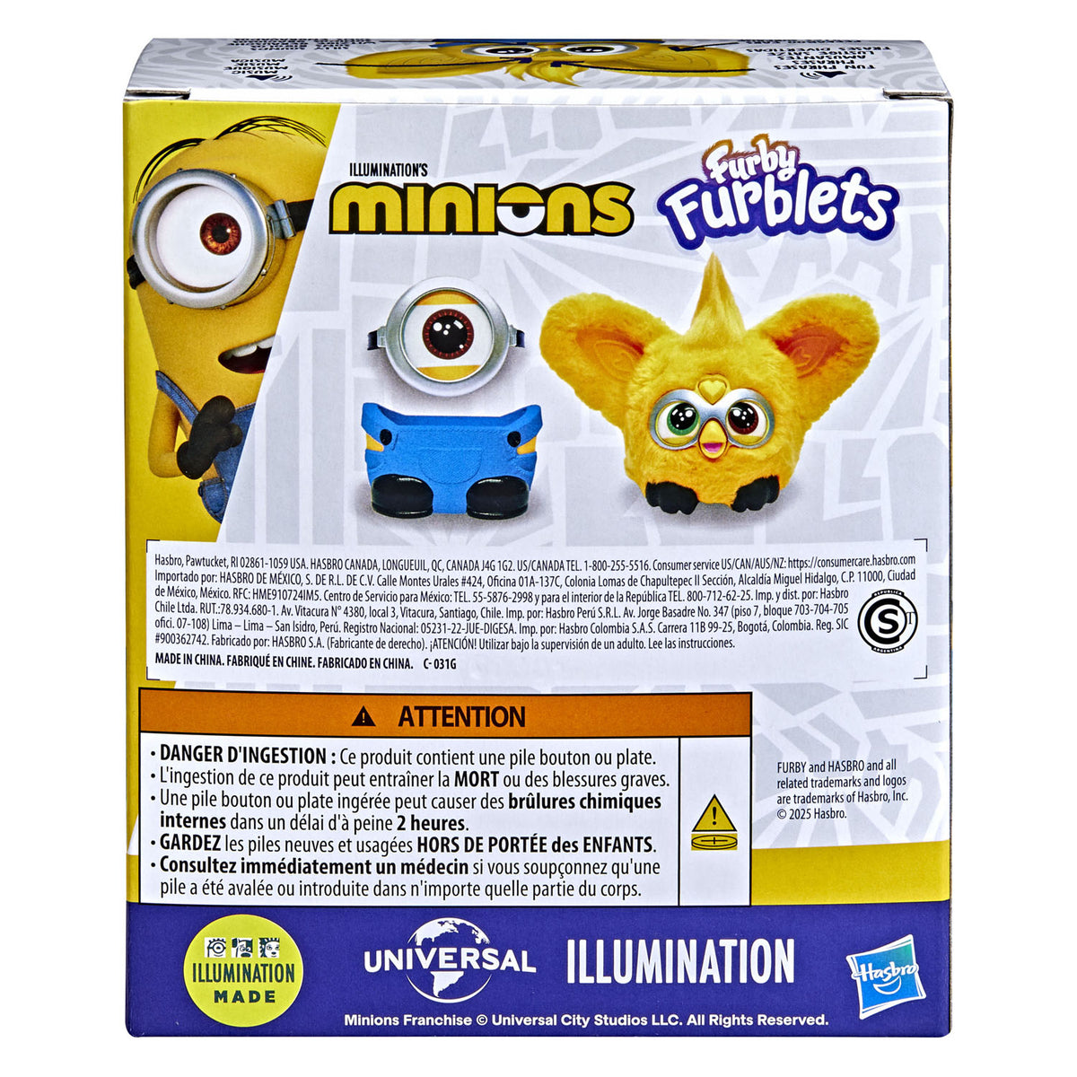 Hasbro furby furblets minions