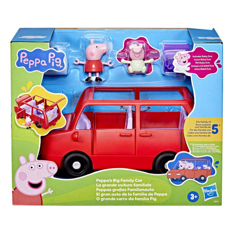 Peppa pig peppa's grote familie auto - inclusief baby evie
