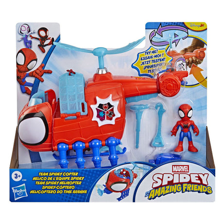 Marvel spidey met spidey copter speelgoedhelicopter