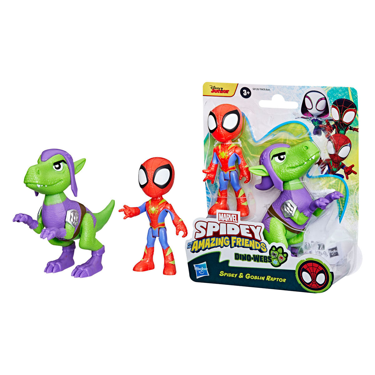 Hasbro spidey and his amazing friends hero dino webs speelfiguren