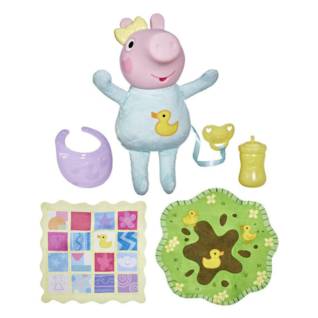 Hasbro peppa pig knuffel evie met accessoires