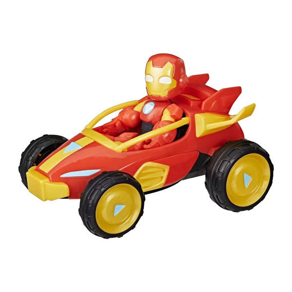 Hasbro marvel iron man and his awesome friends iron man racer speelfiguur