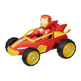 Hasbro marvel iron man and his awesome friends iron man racer speelfiguur