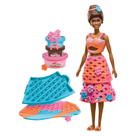 Play-doh barbie strand dag - 3 kleipotjes