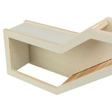 Trixie observatiebox muis hamster met tunnel onbehandeld hout
