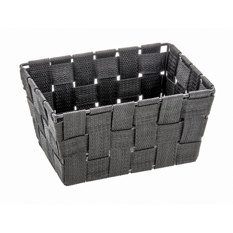 Wenko 1064949 - opbergmandje adria mini lang zwart | 4 stuks