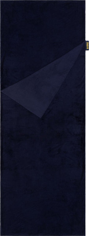 Abbey camp lakenzak - velvet fleece - blauw - 220 x 80 cm -