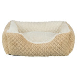 Trixie hondenmand kaline mio hoekig lichtbruin creme