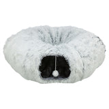 Trixie harvey pluche speeltunnel donut wit grijs