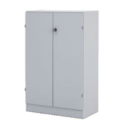 Bach kast hammerer 80x42x127cm lichtgrijs