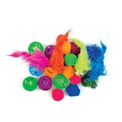 Happy pet tabby patch variatie pack speeltjes