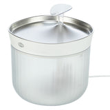 Trixie drinkfontein aqua clear kunststof rvs wit