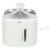 Trixie drinkfontein aqua pure kunststof rvs wit