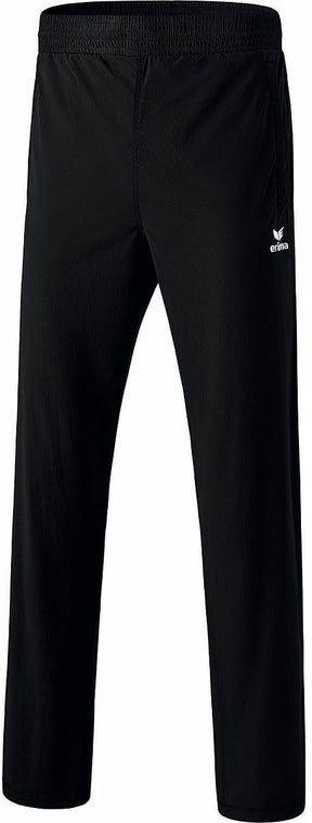 Erima trainingsbroek met doorlopende ritssluiting heren - zwart- maat xl