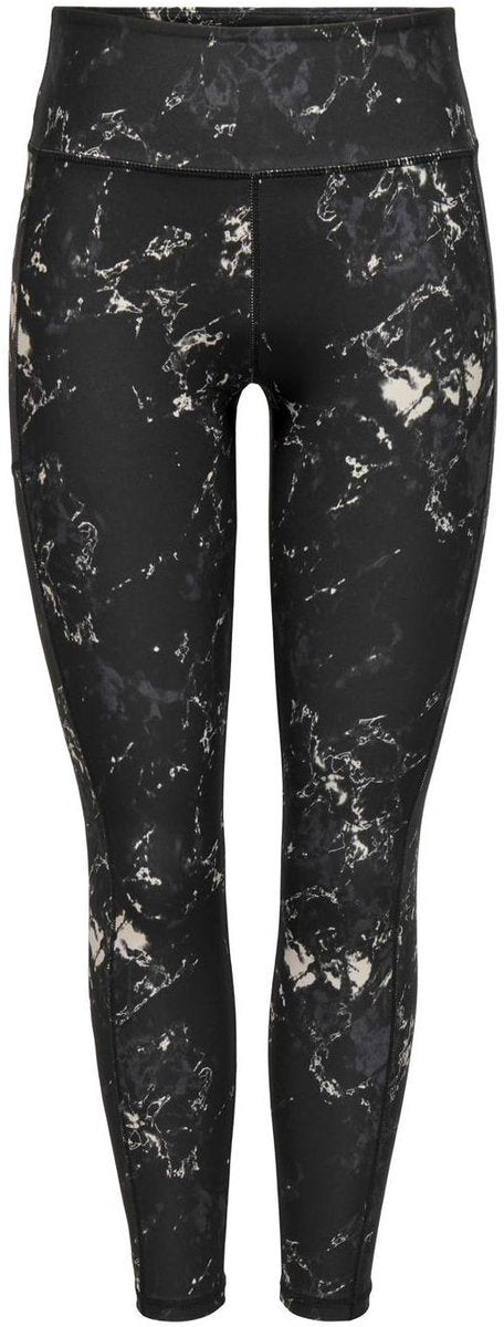 Only play onprya-2-space life hw pck tights noos dames legging - black w. pumice stone s