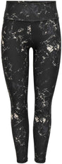 Only play onprya-2-space life hw pck tights noos dames legging - black w. pumice stone s