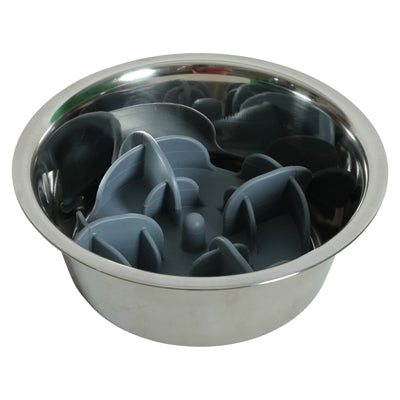 Zolux slowfeeder inzet stuk voor voerbak silicone blauw