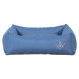 Zolux hondenmand 4 seasons waterafstotend polyester hoekig blauw