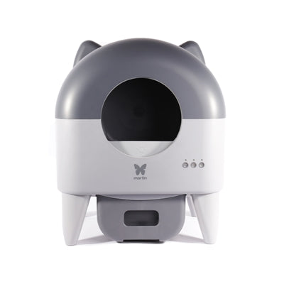 Martin automatische kattenbak met verlichting grijs antraciet