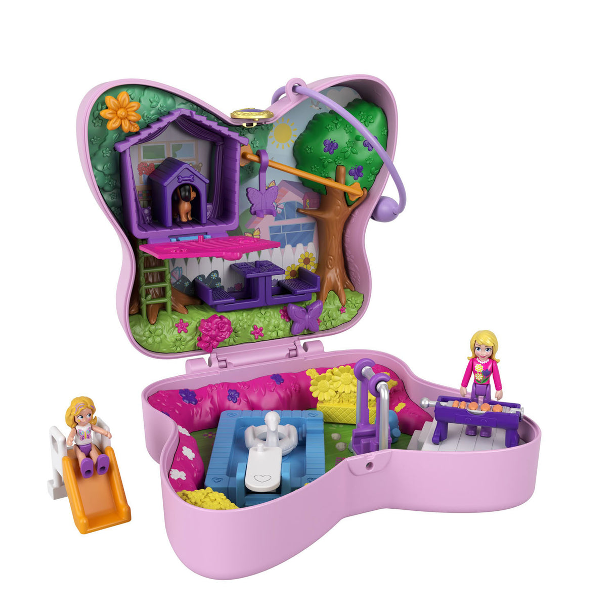 Mattel Polly Pocket Pocket Butterfly Garden compact