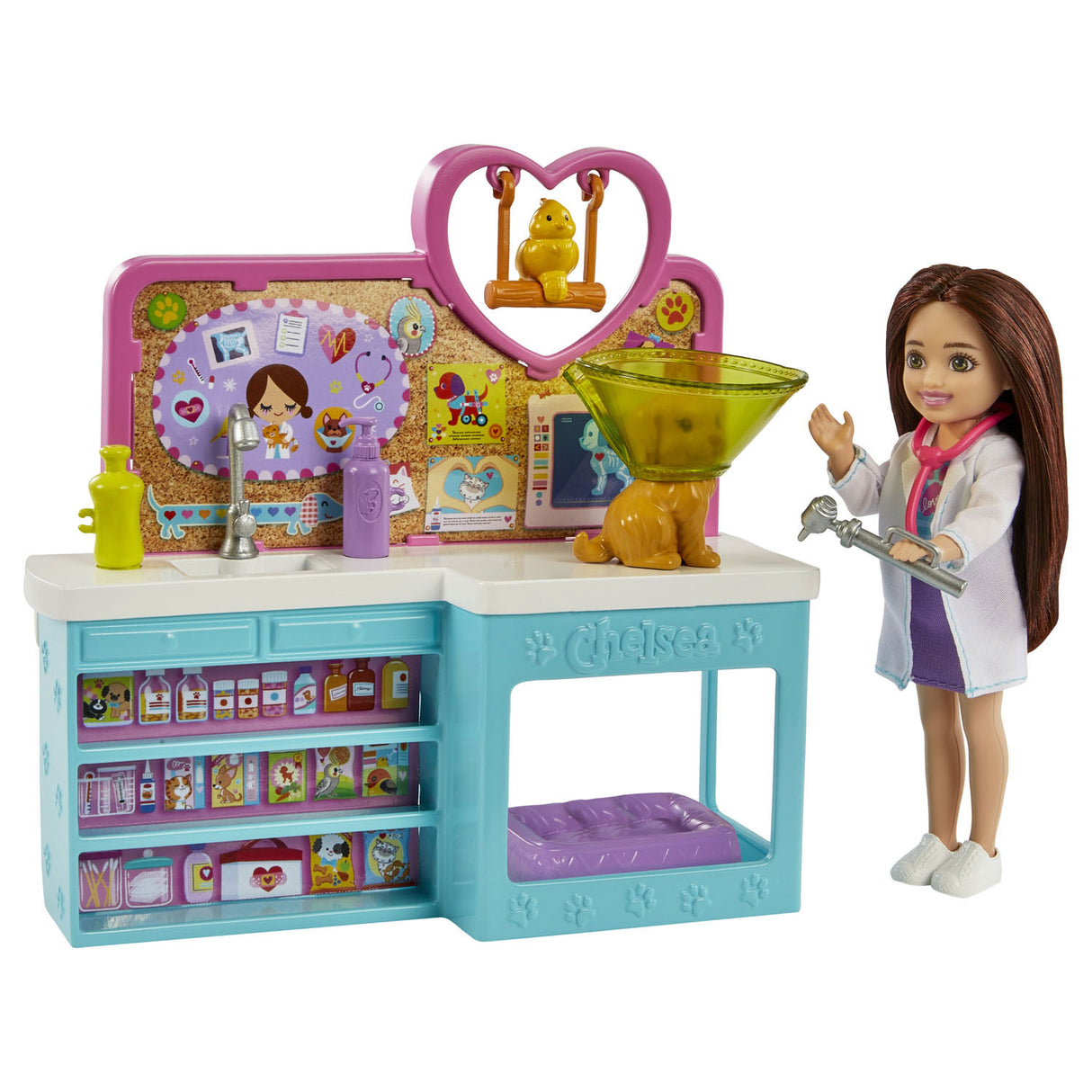 Mattel Chelsea Pop Veterinær Play Set