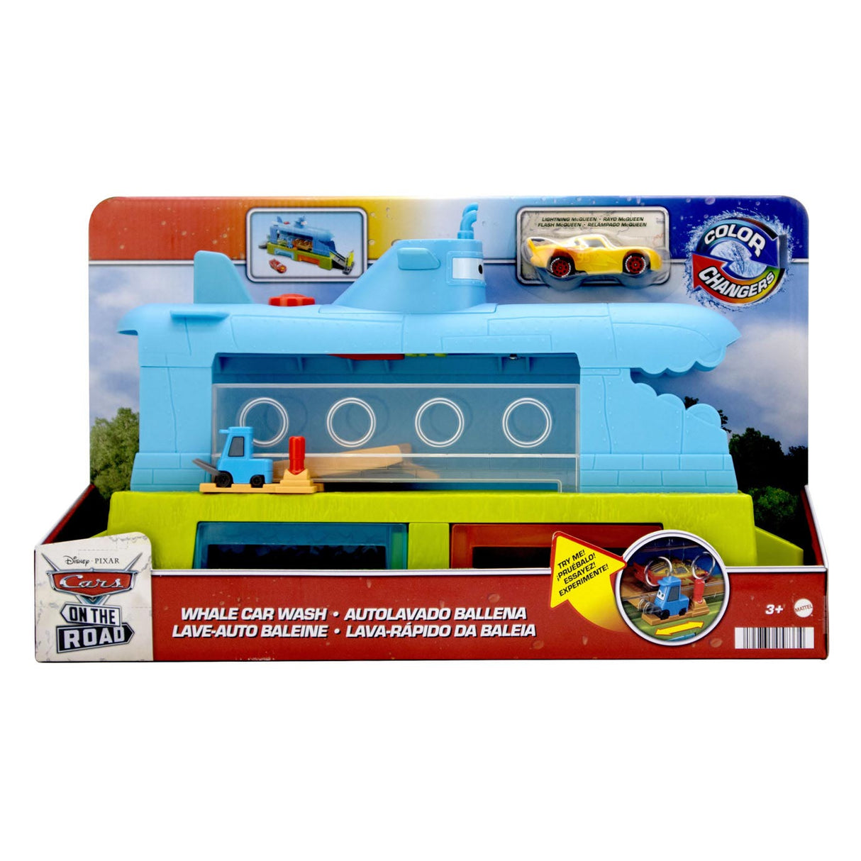 Mattel Pixar Whale Car Wash Speelsett