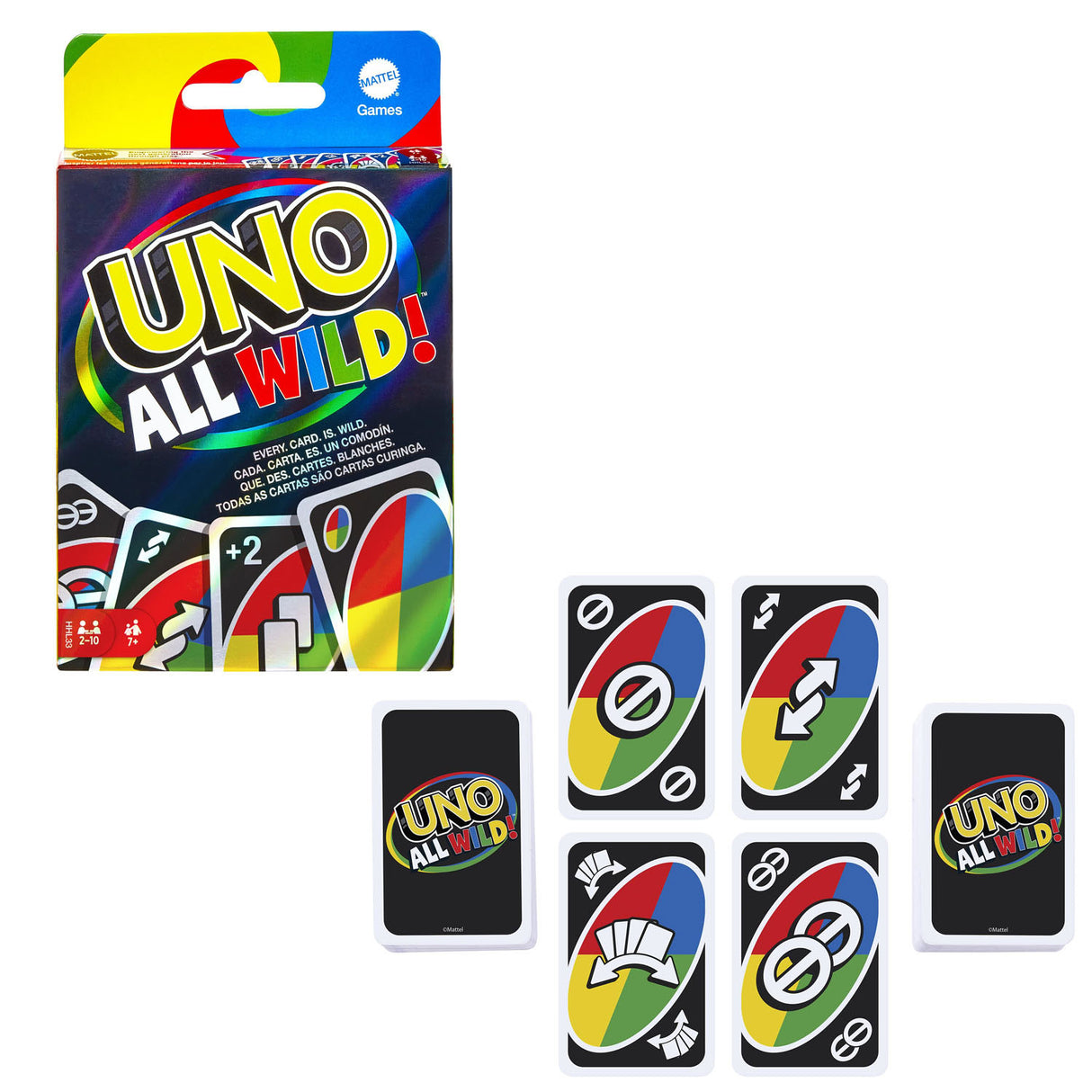 Mattel uno all Wild Card Spill