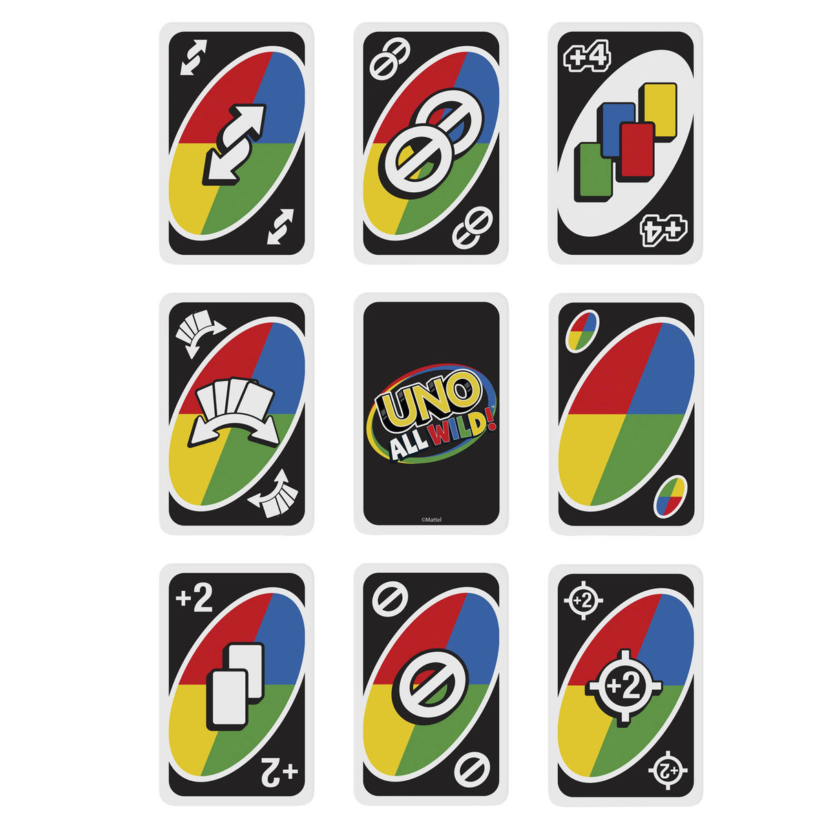 Mattel uno all Wild Card Spill