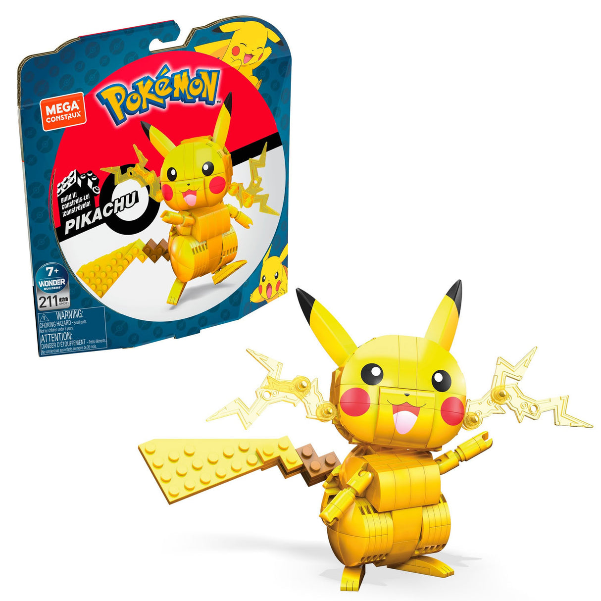 Mattel Mega ContreRux Bouwset Pikachu