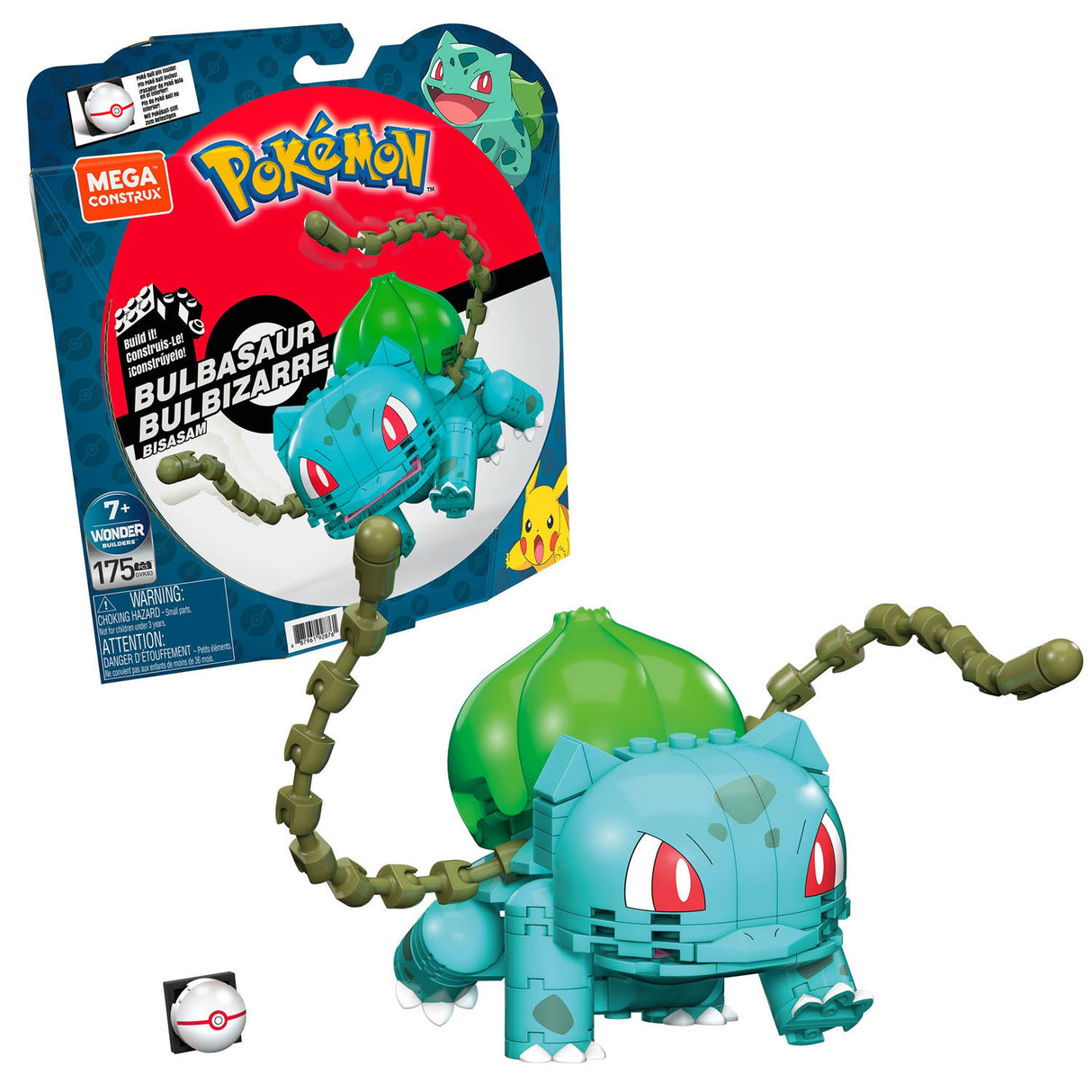 Pokémon Mega CONSTRUX BUWSET Bulbasaur