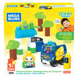 Mega Bloks Green Town Charging and driving a bus