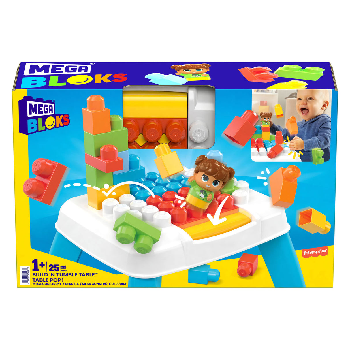 Mega Bloks Construisez une table de construction tombante