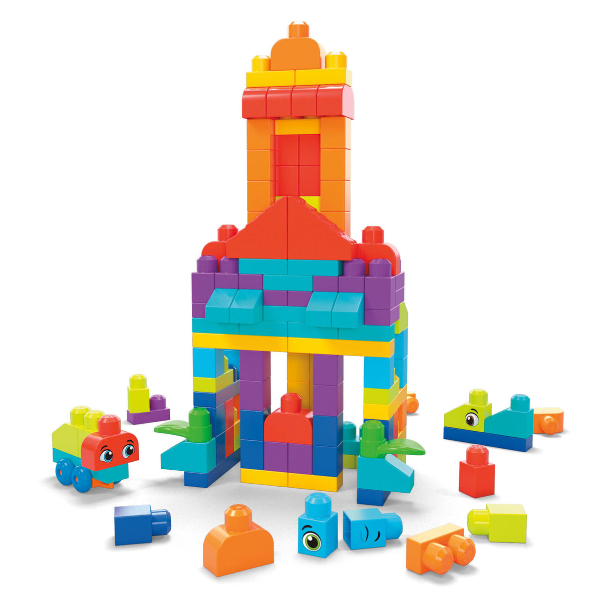 Mega bloks bigger building bag bouwblokken, 150dlg.