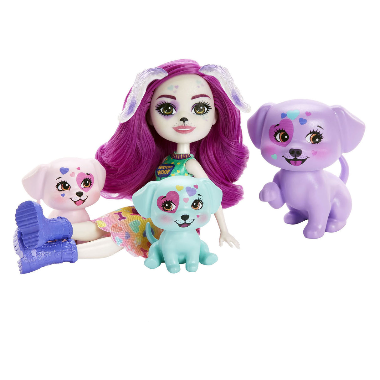 Mattel Enchantimals City Tails Pop z živalskimi prijatelji