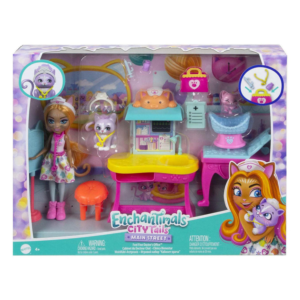 Mattel Enchantimals City Tails Doctor's Practice Speeltet