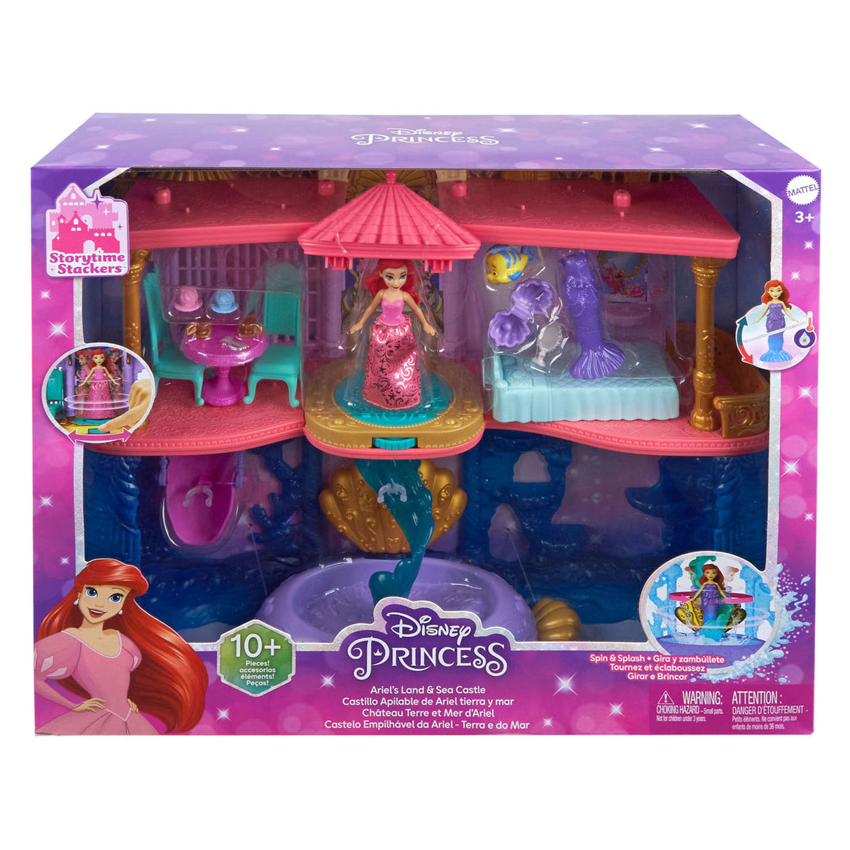 Mattel prinses artiels landen zee kaseel poppenhuis