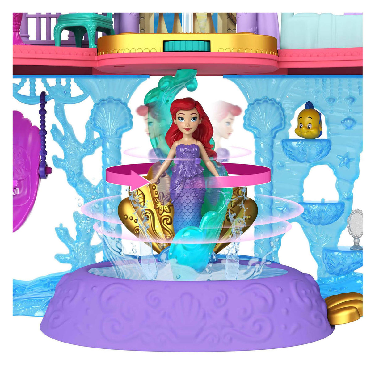 Mattel Disney Princess Artiels Land och Sea Kaseel Dollhouse