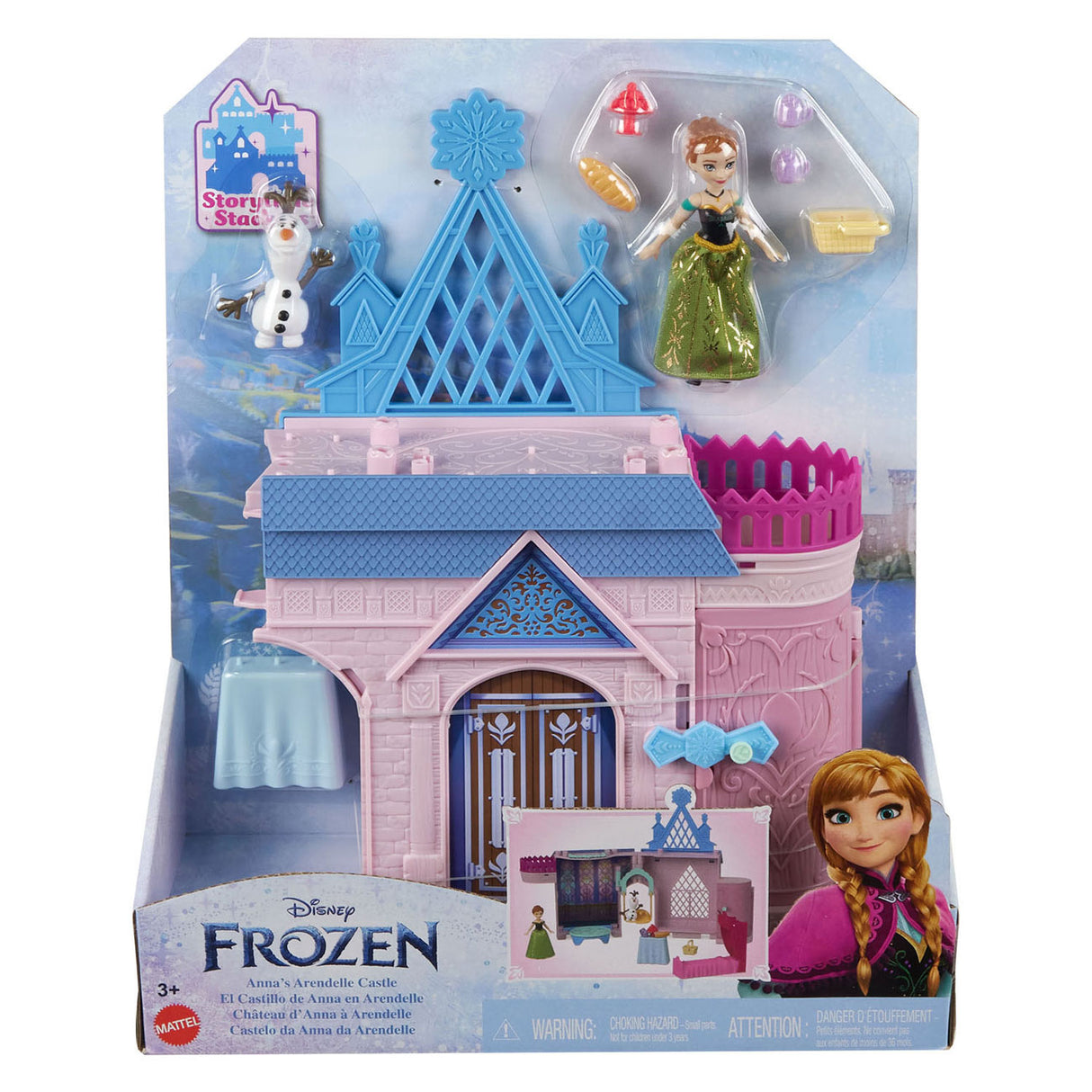 Mattel Frozen Staperstackers Castle Anny w Arendelle Speeltet