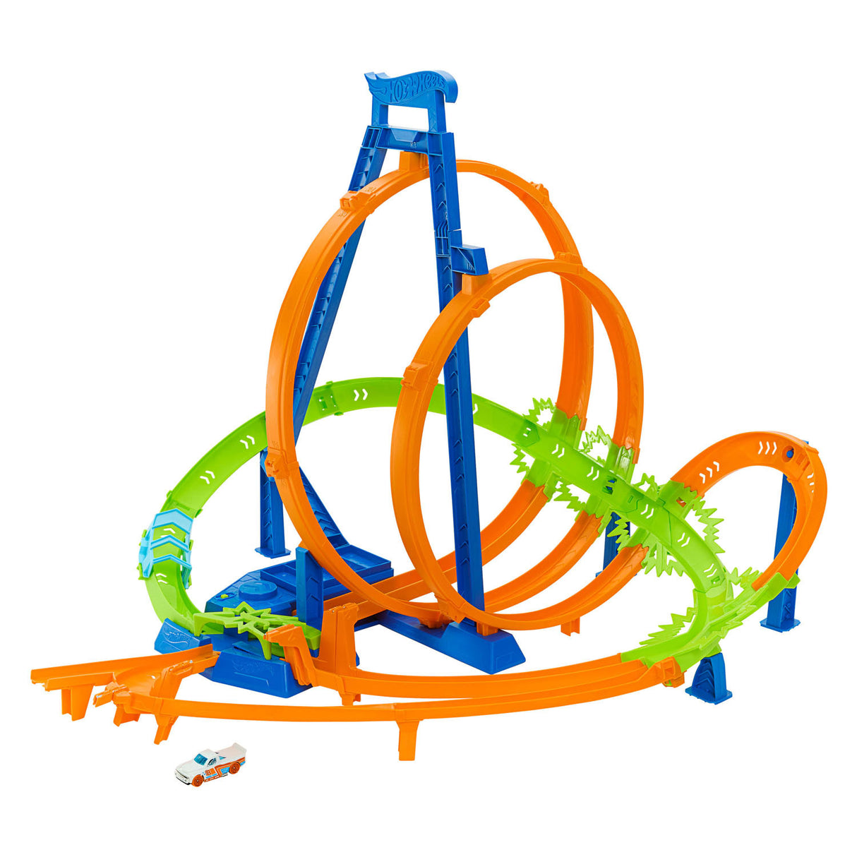 Hot Wheels Action Legendary Crashing and Popping Race Course Set